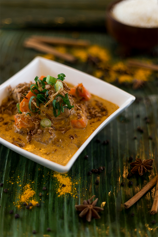Thai Malila Oxley special Lamb Curry Dish.