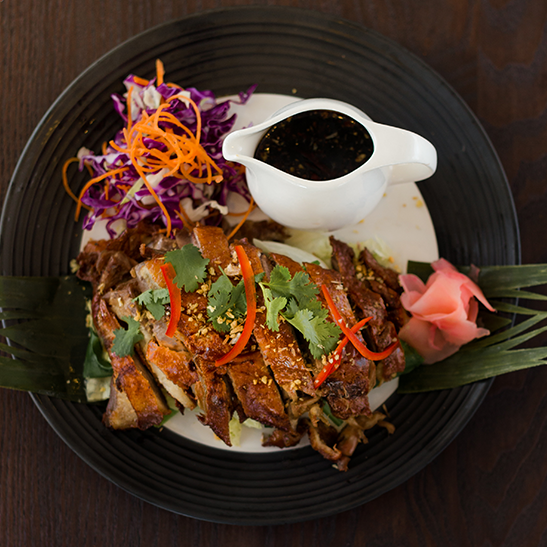 Thai Malila Oxley special Roasted duck Dish Cropped Version.